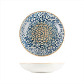 Bonna China Española dia.10" h:2" 44 oz. Round Decorated Porcelain Bowl (Set of 2)